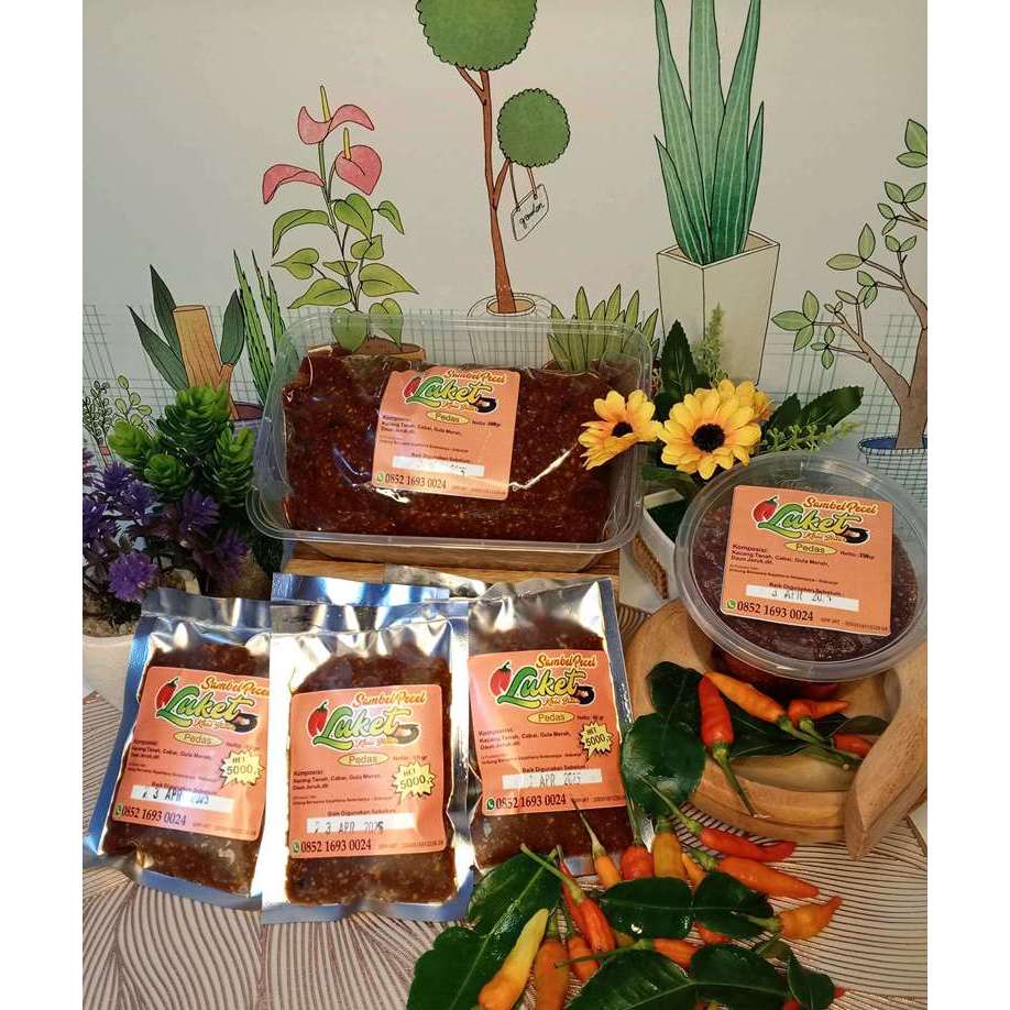 

Sambal Pecel Luket Khas Blitar - Kemasan Jumbo