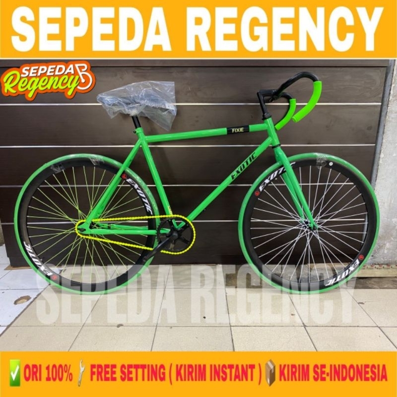 Sepeda FIXIE EXOTIC 2708 GR Sepeda Fixie By PACIFIC