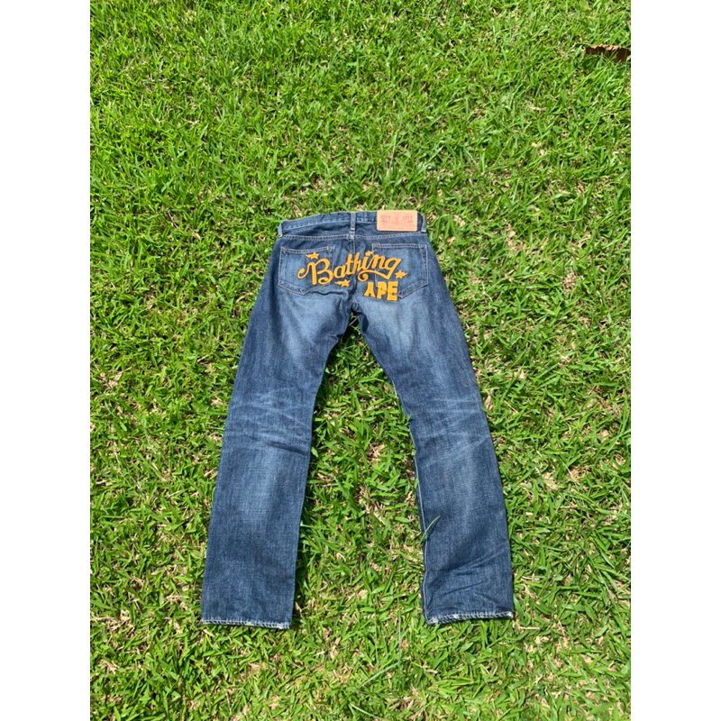 a bathing ape jeans