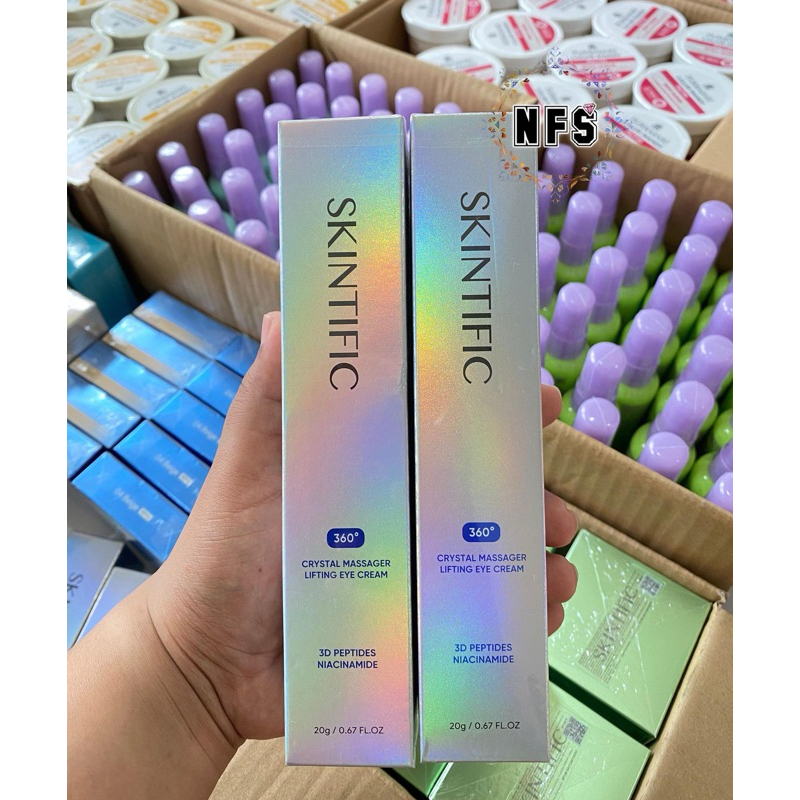 Skintific Crystal Massager Lifting Eye Serum 3D Niacinamide 20g