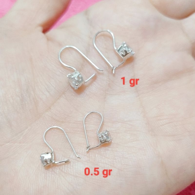 ANTING DESI PERAK ASLI 925 LAPIS EMAS