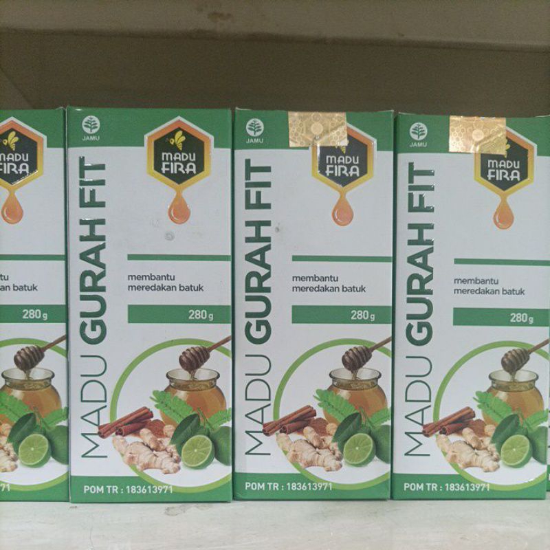 

Madu Fira Gurah Fit Membantu Meredakan Batuk 280g