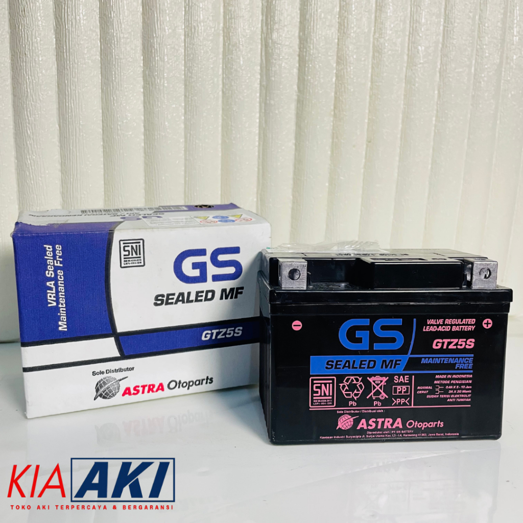Aki GS ASTRA | Aki Motor | Aki Motor Metik | Aki Motor Vario | GTZ5S | Aki motor termurah | AKI JOGJ