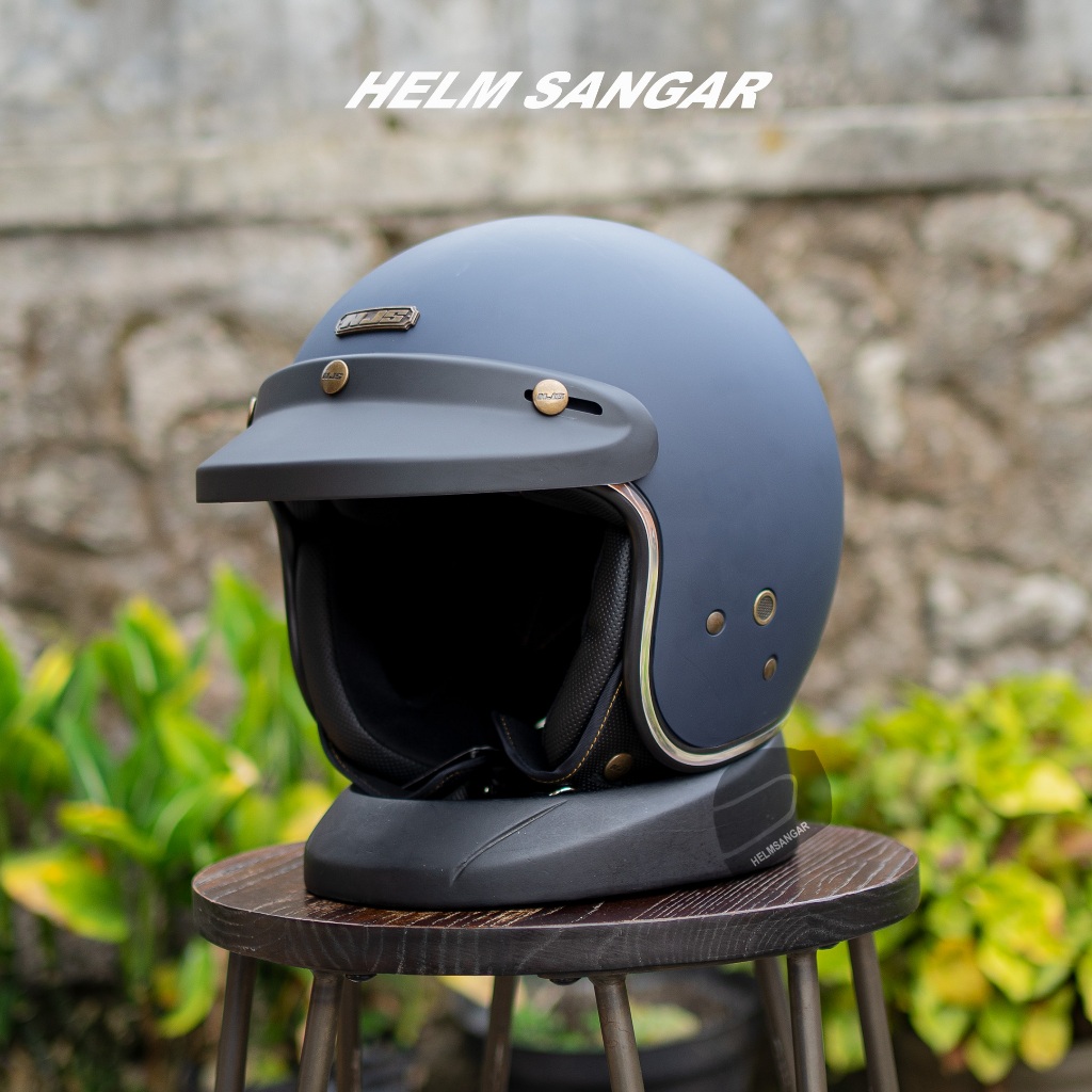 Helm Bogo NJS NR NX SOLID Original Doff / Gloss