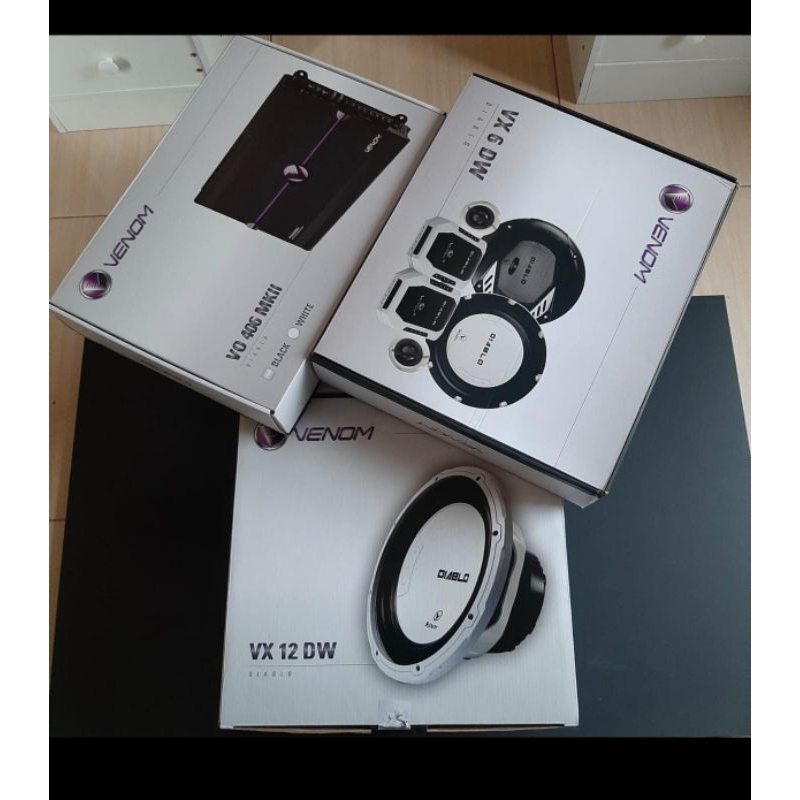 Paketan Audio Venom Diablo . POWER + SUBWOOFER + SPLIT SPEAKER