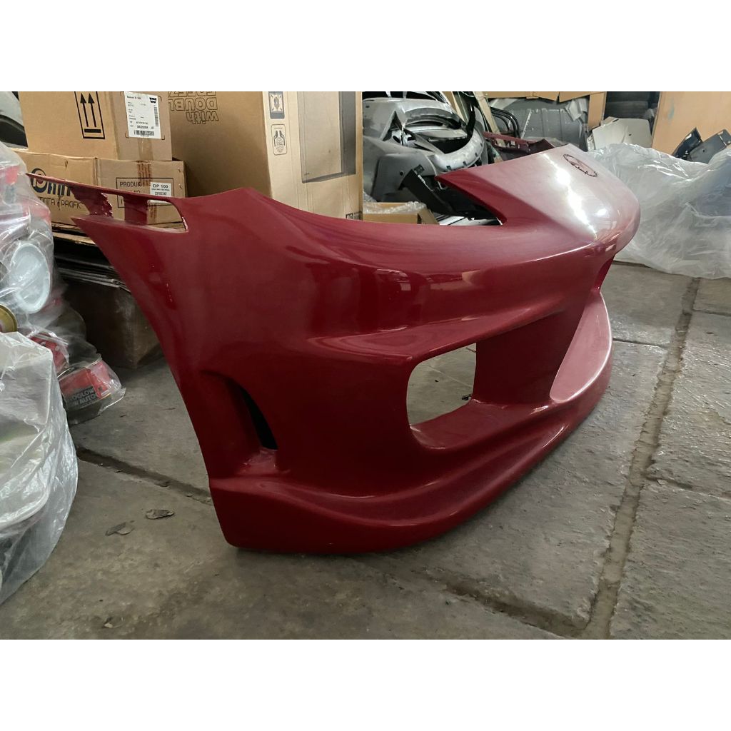 Bodykit Bumper Depan INGS Mazda RX 8 / RX8 - Fiber (Painting Merah)