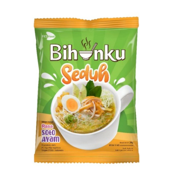 

Bihunku seduh kuah soto 6x24gr exp Juni 2025