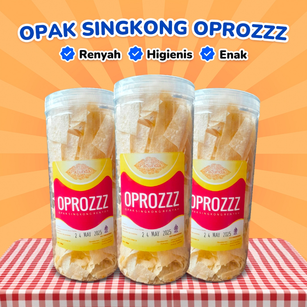 

Keripik Opak Singkong Oprozzz/Keripik singkong asli
