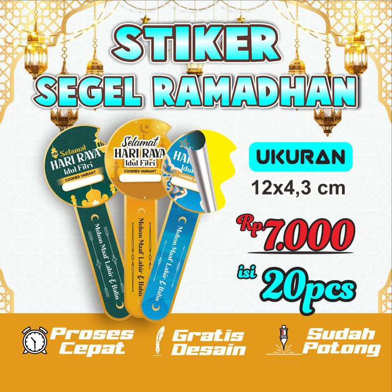 

Stiker Segel Ramadhan Hari Raya Idul Fitri Cookies Variant/Segel kue kering /Segel toples/Proses cepat