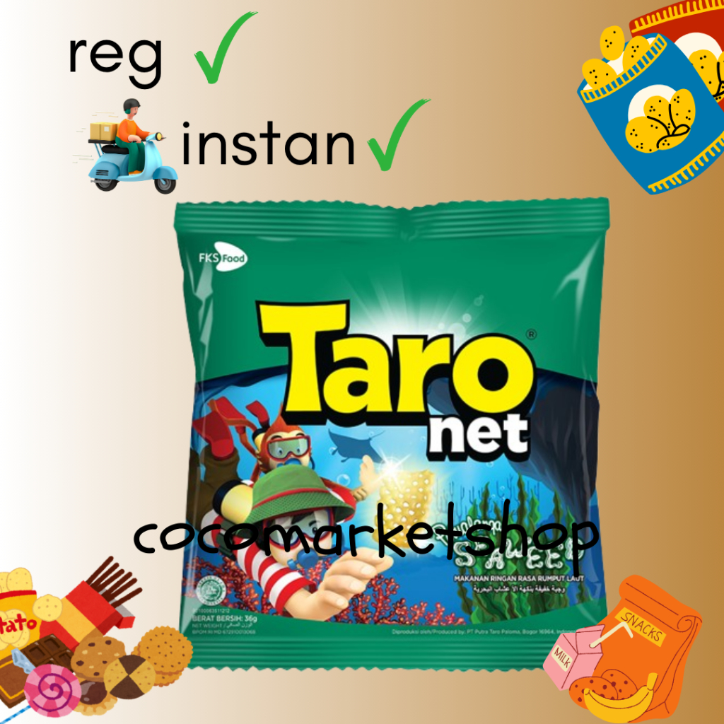 

COCOMART - (RENCENG) CHIKI TARO NET BBQ 9 GR ISI 10PCS