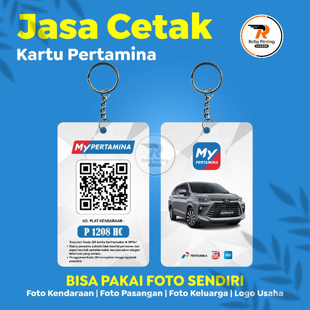 

MyPertamina Kartu Pertamina Bisa Pakai Foto Sendiri