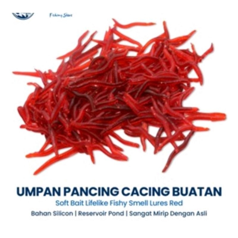 Umpan Softlure Cacing 3.5cm worm softlure