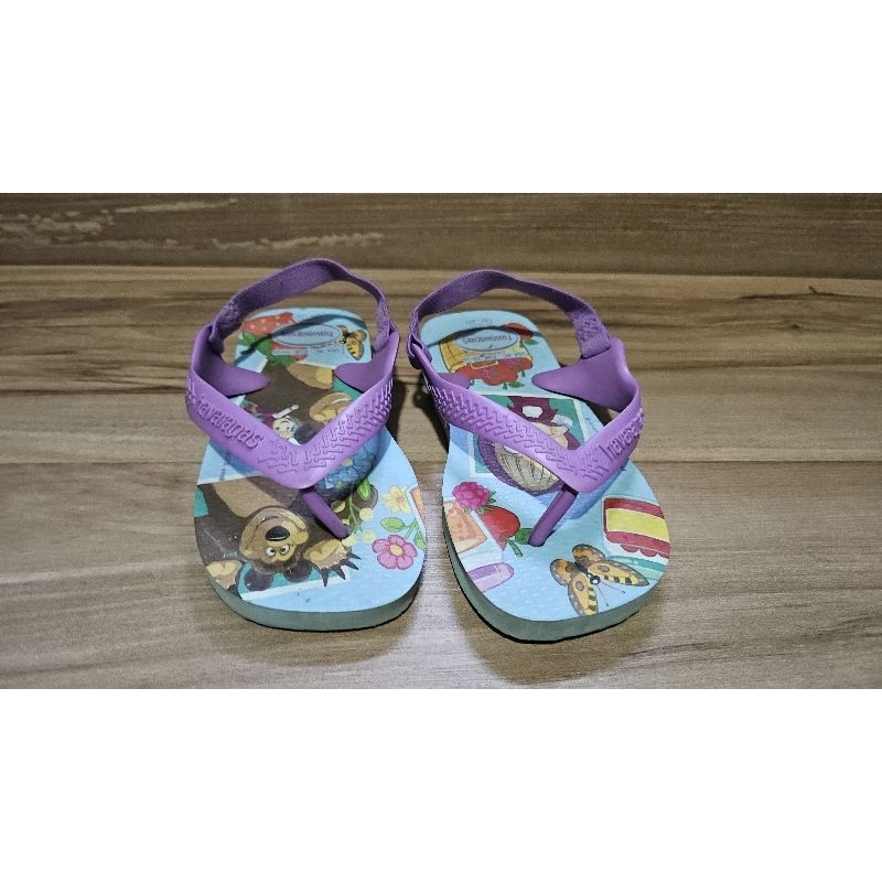 (100% Original) Prelove Sandal Havaianas Baby Marsha & the Bear size 23-24 Brazil / 25-26 EUR