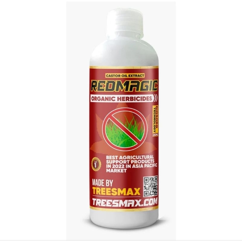 RED MAGIC Organik Kontak Racun Obat Pembasmi Dan Pembersih Tanaman Rumput Liar Gulma Secara Cepat TE