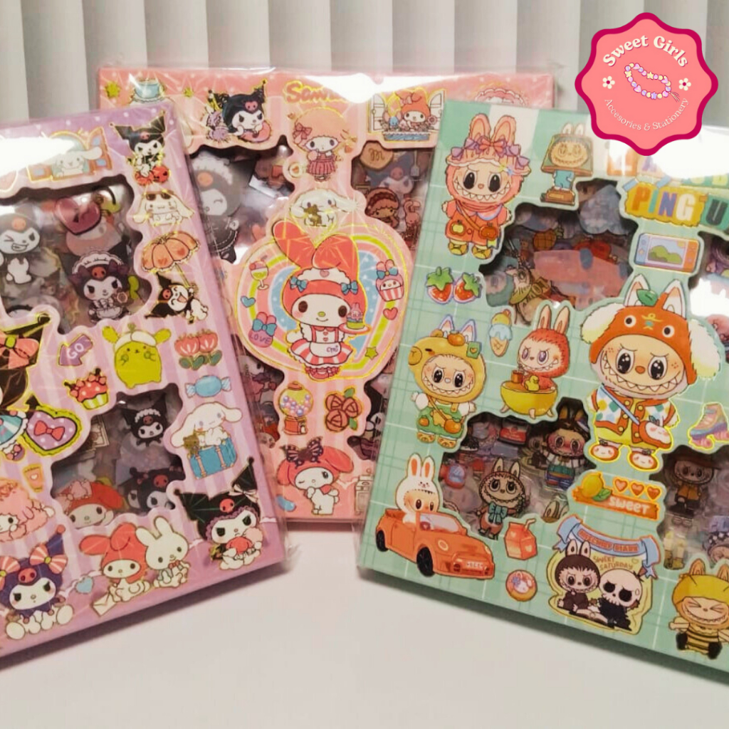 

OSM JKT 5872 Stiker 100 lembar / Sticker Motif Kartun Korea Lucu Anti Air / Sticker Box Stiker Set Aesthetic Dekor Buku
