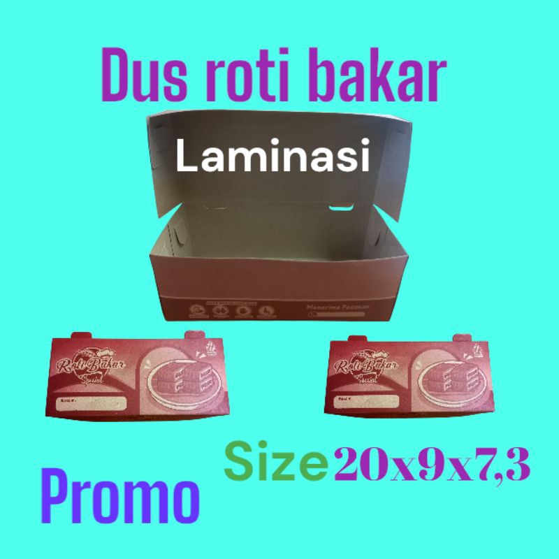 

kardus roti bakar,dus roti bakar bandung murah 20x9x7,3