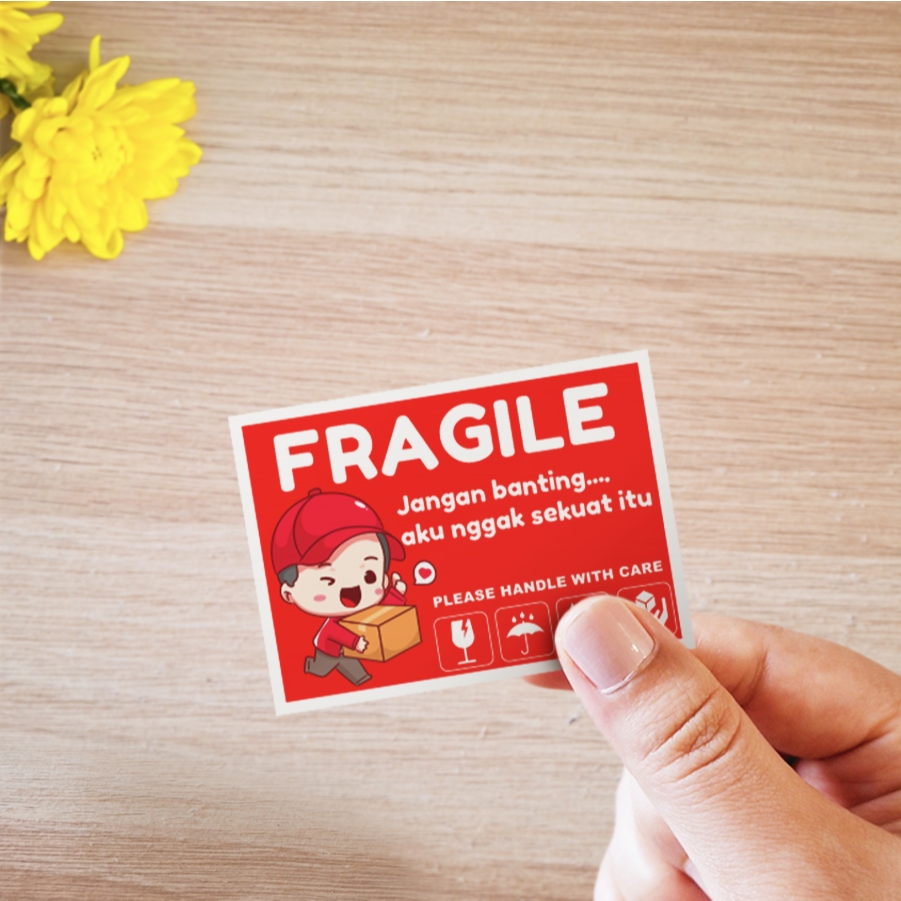 

Sticker Fragile LucuJangan Dibanting (50pcs) [SB-002]