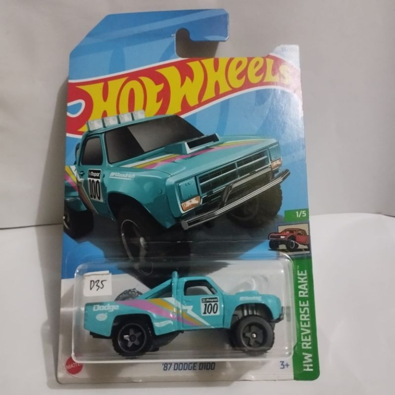 HOTWHEELS " 87 DODGE D100 "