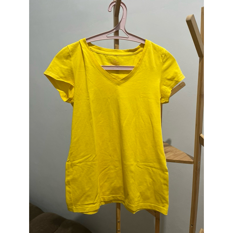 Blessing Shop | Preloved kaos V-neck slim fit Giordano