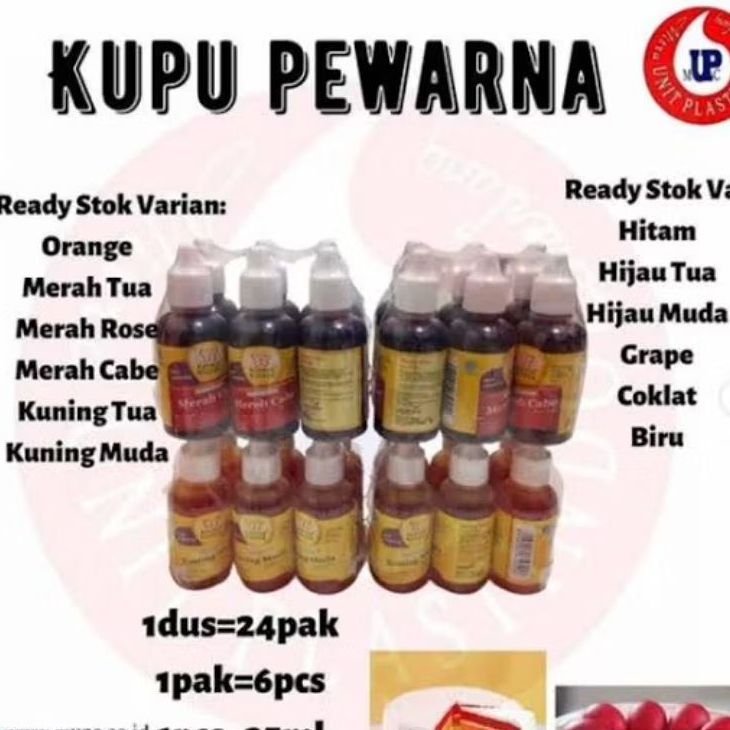 

Jual PEWARNA MAKANAN KOEPOE KOEPOE / KUPU KUPU Tangerang