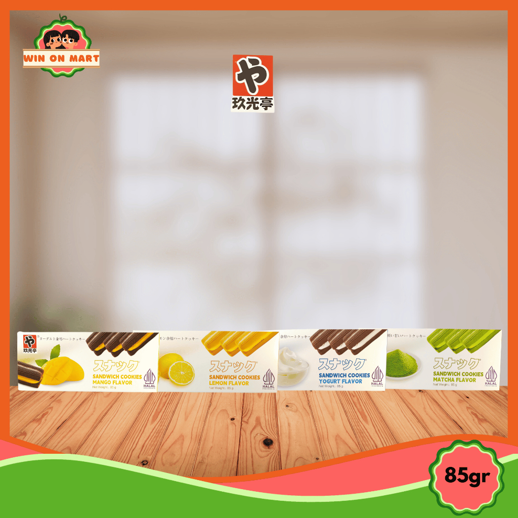 

JGT Sandwich Cookies 85gr | Lemon | Mangga | Matcha | Yogurt | Biskuit JGT