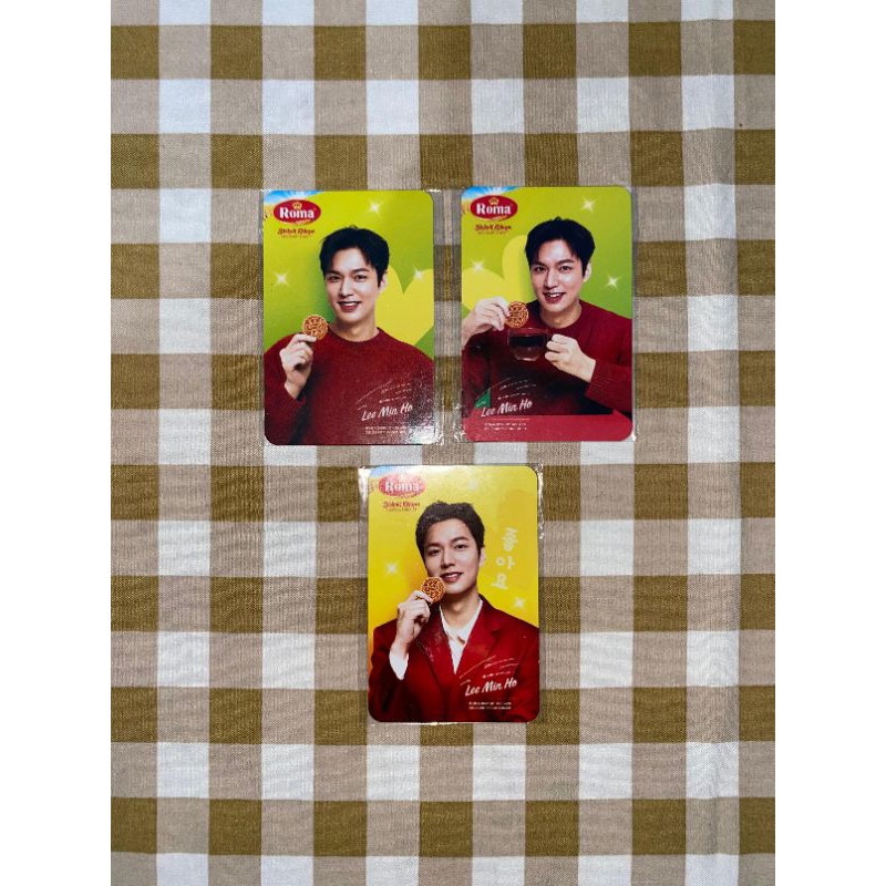 photocard lee min ho x roma kelapa