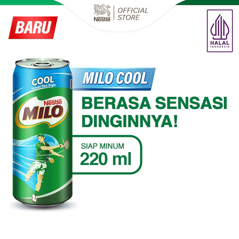 

MILO COOL 220ml Minuman Cokelat dengan Sensasi Dingin