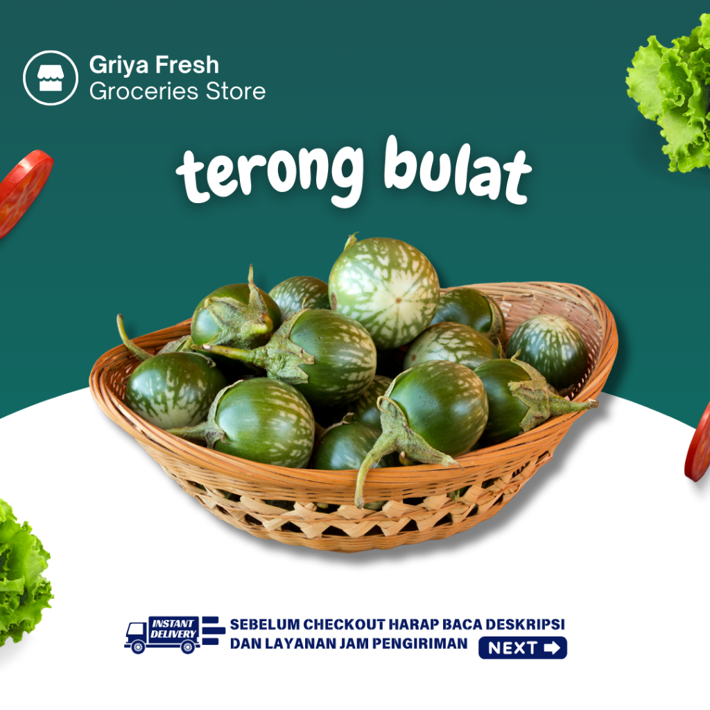 

Terong Bulat Fresh 250 gram - Kirim Instant