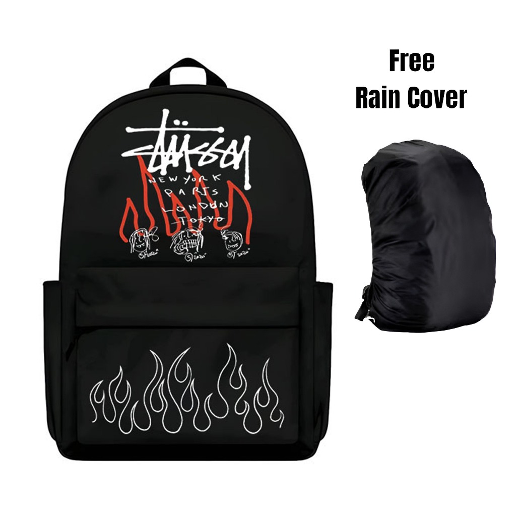 Tas Ransel Backpack Pria Casual Terbaru 2025 Tas Kece Kekinian Stussy Kekinian Termurah Besik STM SM