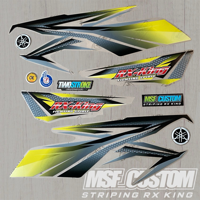 Striping Rx King 2005 Transparan || Striping Rx King