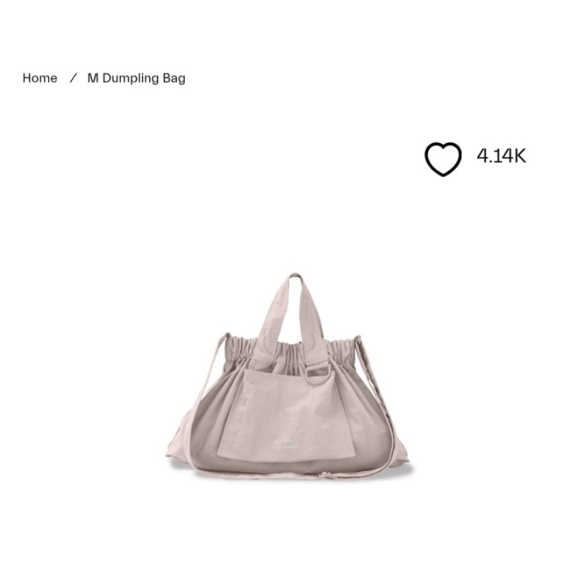 SALE Jual murah ready preloved Beyond The Vines BTV dumpling size M blush original