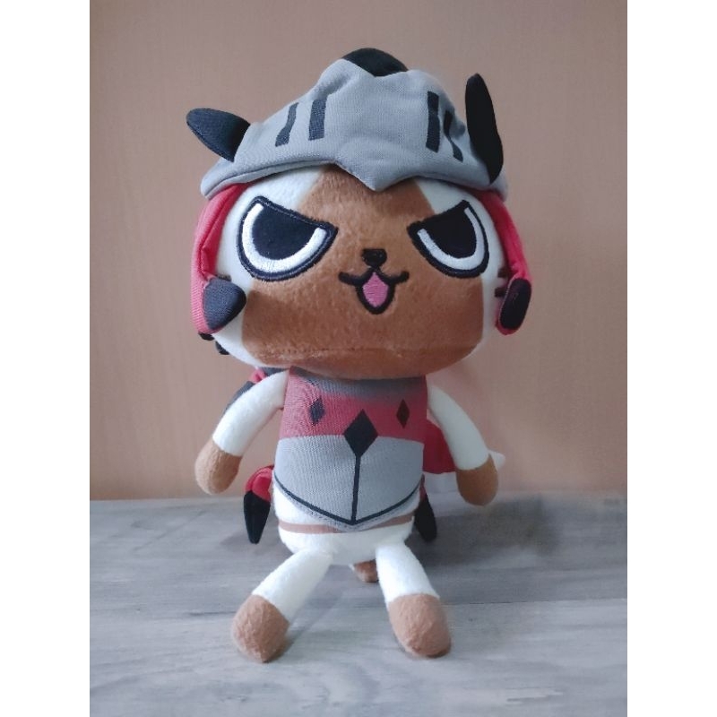 Plush Anime Jepang Mascot MONSTER HUNTER / Felyne (AIROU)