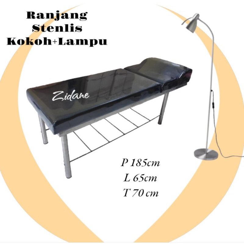 Ranjang Facial Bed Eyelash Ranjang Masage Paket Ranjang+Lampu