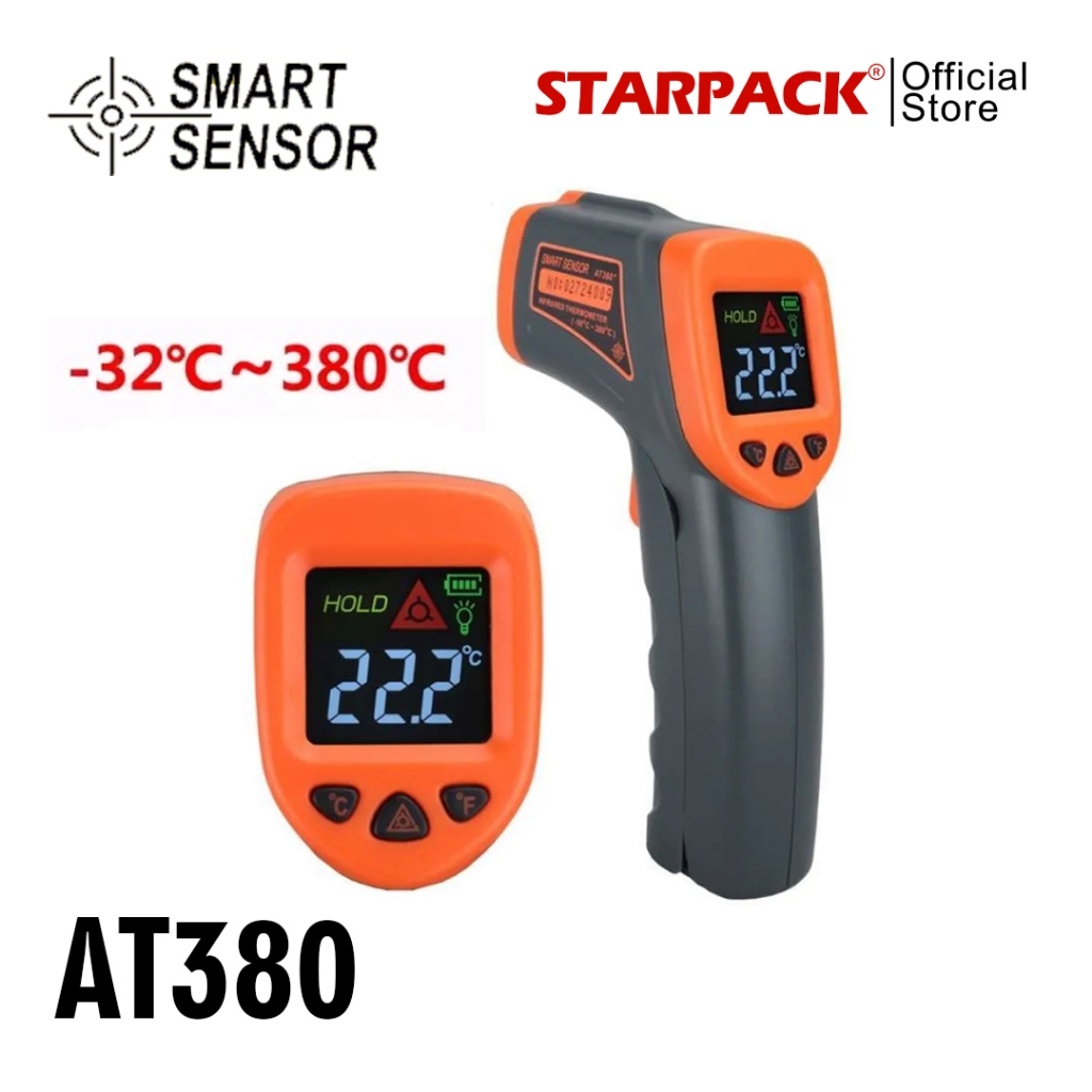 SMART SENSOR AT380 Digital Infrared Thermometer / Alat Industri LDC IR AT380
