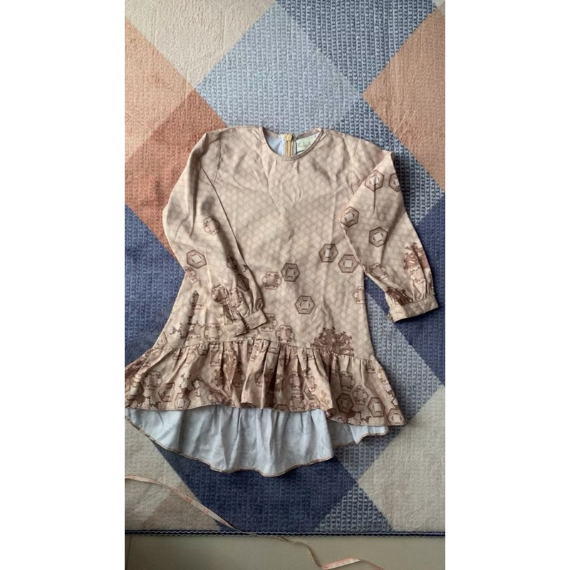 preloved dress anak brand branded wearing klamby vanilla hijab casilla baby malika kids dress tulle 