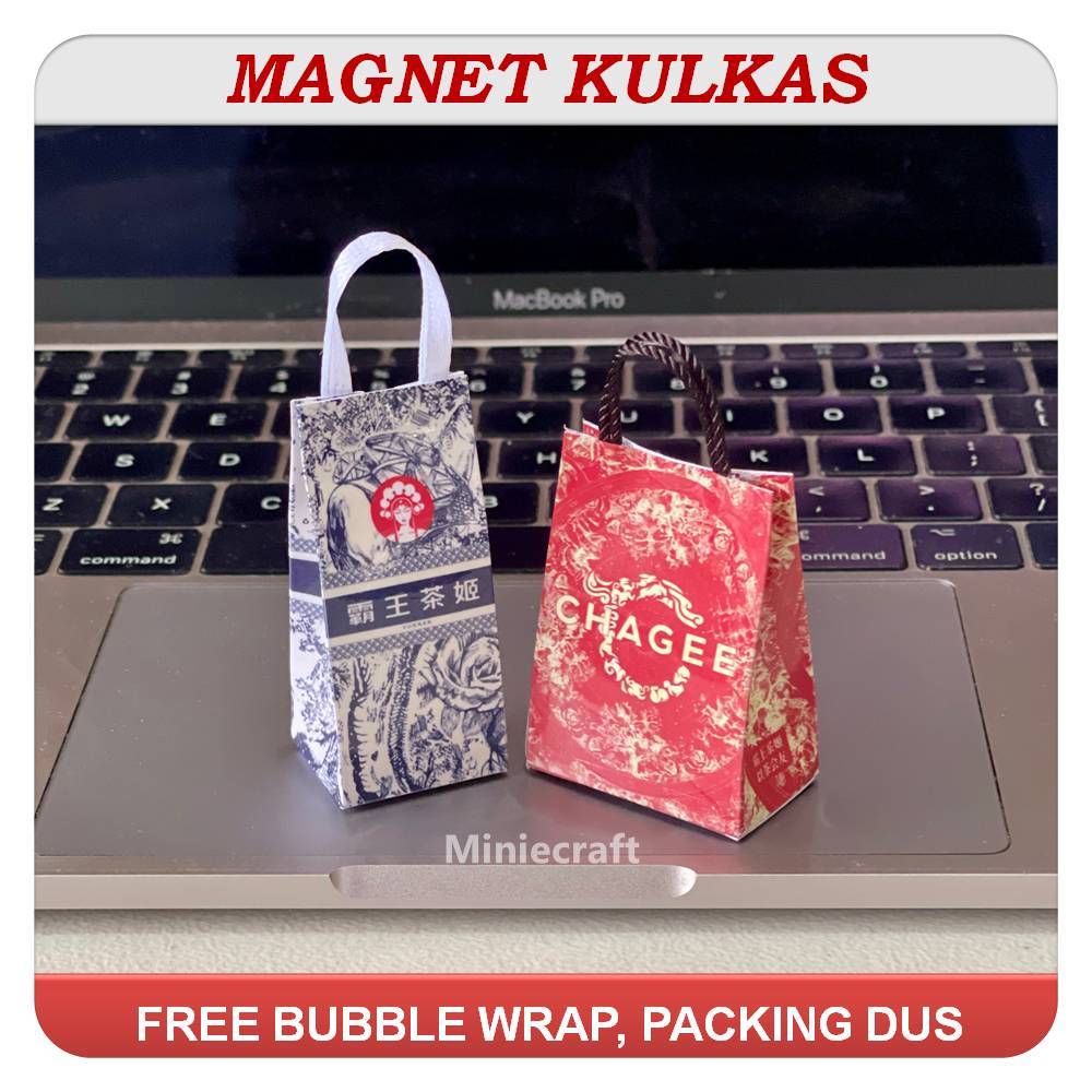MAGNET TEMPELAN KULKAS MINIATUR PRODUK SH*P B*G TEH CH*GE*