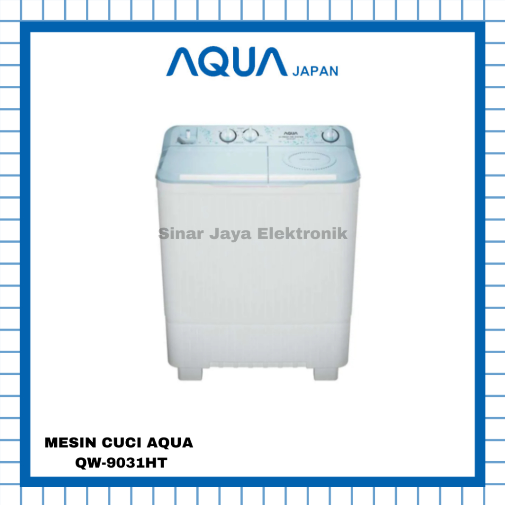 SPAREPART Mesin Cuci AQUA 9kg QW-9031HT