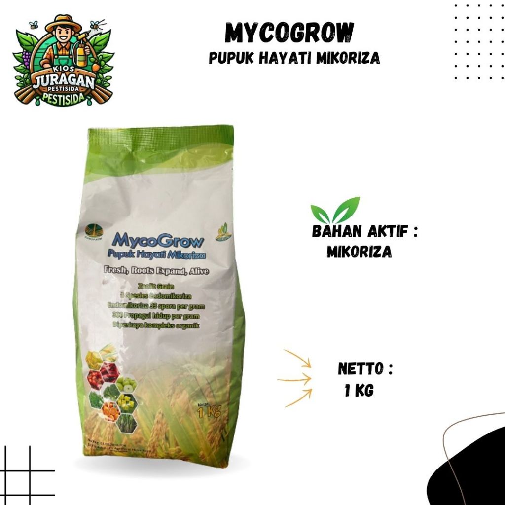 MYCOGROW 1KG PUPUK HAYATI MIKORIZA