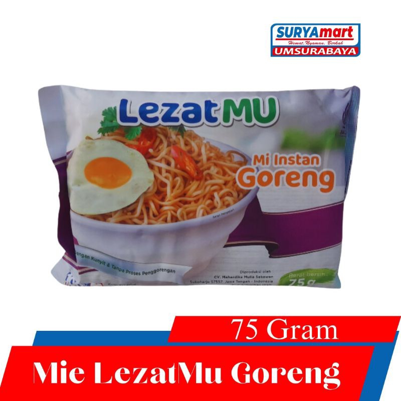 

LEZATMU GORENG, AYAM BAWANG, SOTO 75gram/Pcs