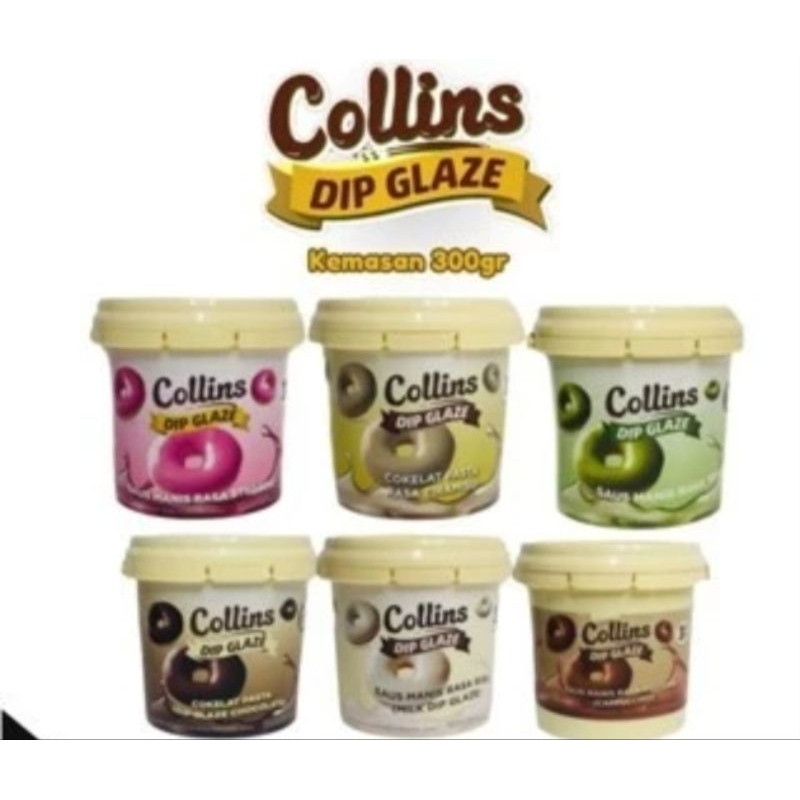 

Collins Dip Glaze Kemasan 300gr