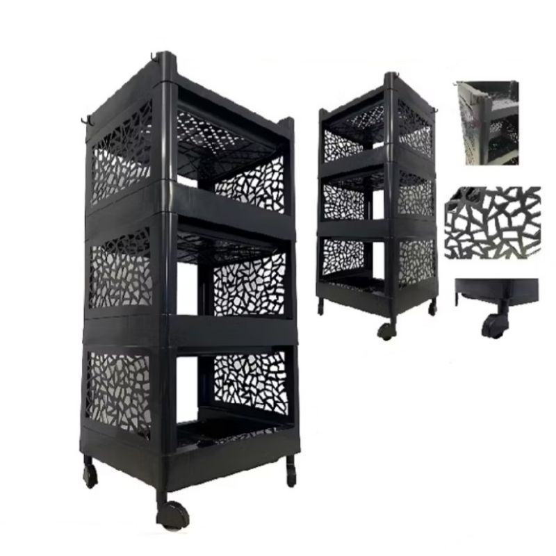 Rak Yoyo 4 Susun / Rak Yoyo 4 Susun Roda / Rak Serbaguna Tingkat Roda