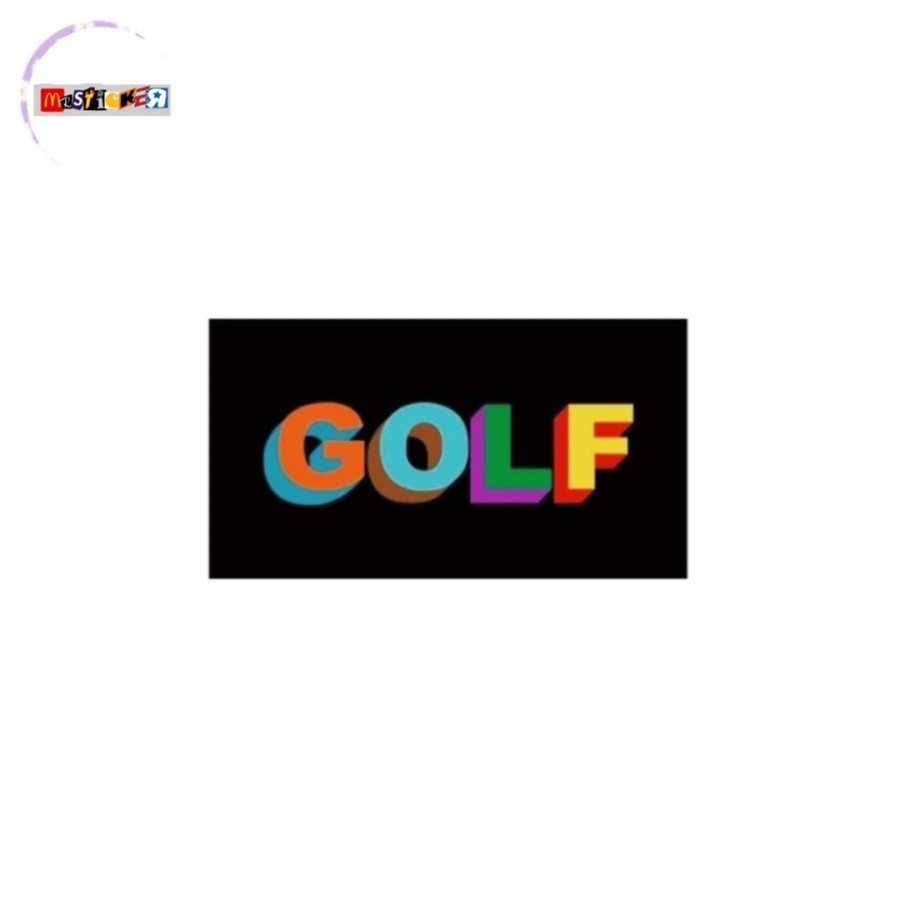 

sticker GOLF WANG OG logo stiker