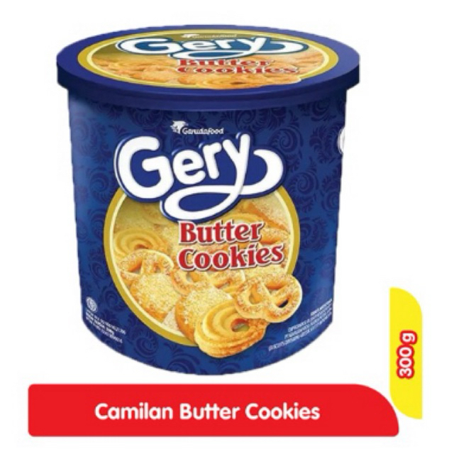 

Gery Butter Cookies 300 g/ Gery Biru Cookies Bucket 300gr/Kue Lebaran Murah/Gery Murah