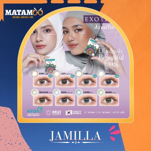 Softlens Jamilla & New Jamilla Dia. 14.50mm Arabian Look Normal By Exoticon