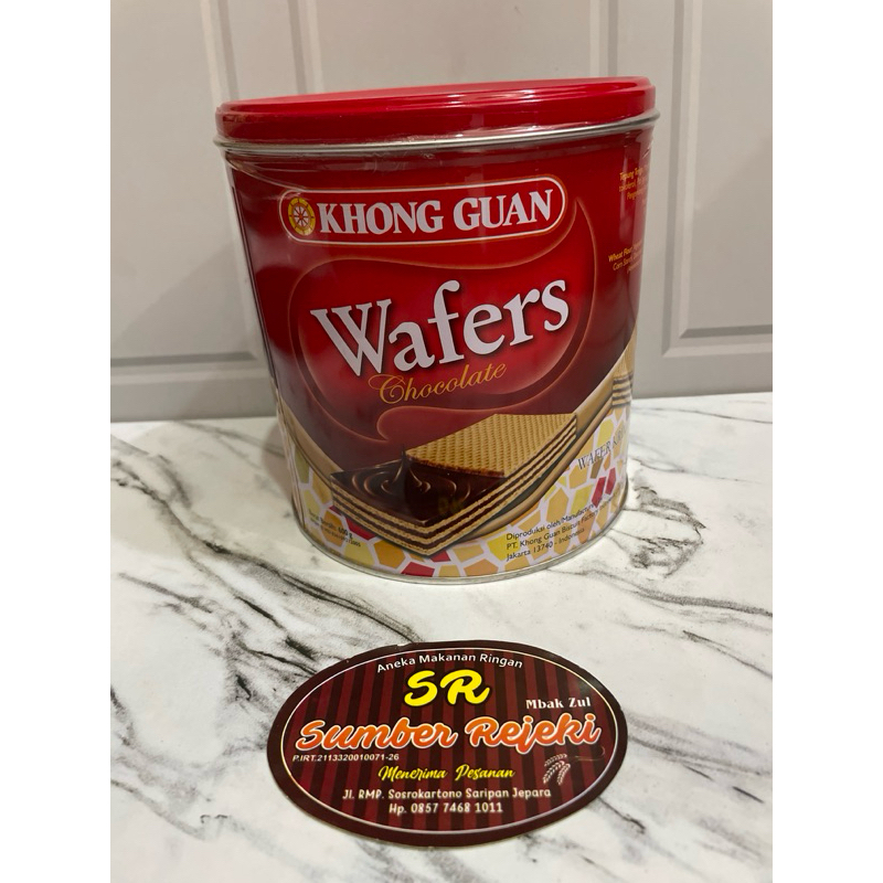 

KHONG GUAN WAFERS CHOCOLATE UKURAN 600gr (free bubble wrap + kardus)