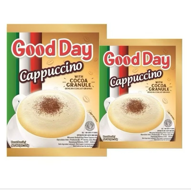 

Good Day Cappuccino dengan Granule Cocoa