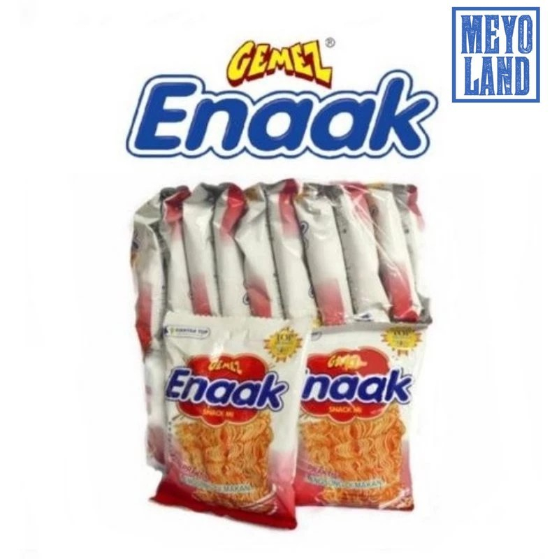 

Mie Gemes Enak 1 DUS Isi 60 Pcs Snack Cemilan Anak Murah Mie Kriuk