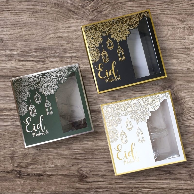 

(OM9)Gift Box Kotak Lebaran Hot Stamp Dengan Jendela