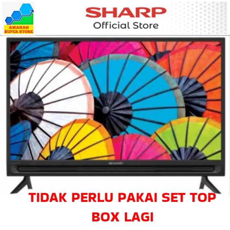 EASY SMART TV DIGITAL LED 32 INCH SHARP 32DFI BISA YOUTUBE