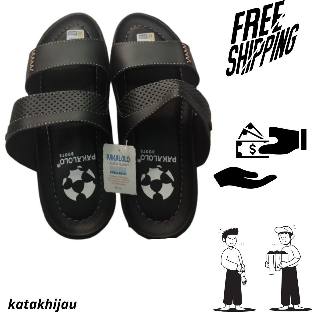sandal pakalolo selop pria terbaru